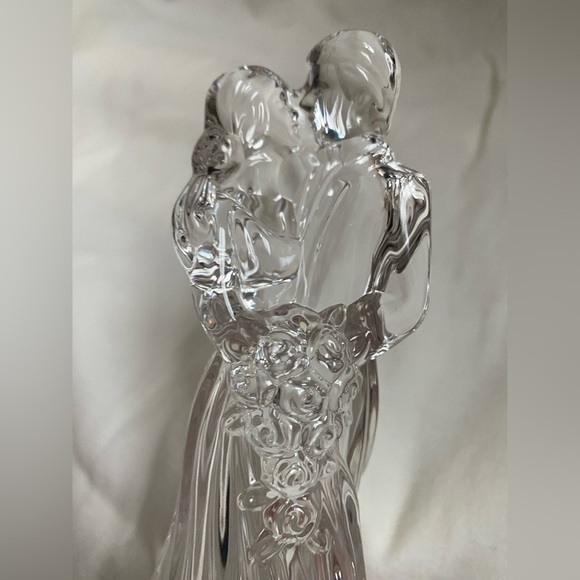 VINTAGE Princess House Wedding Cake Bride and Groom Topper - Picture 9 of 9